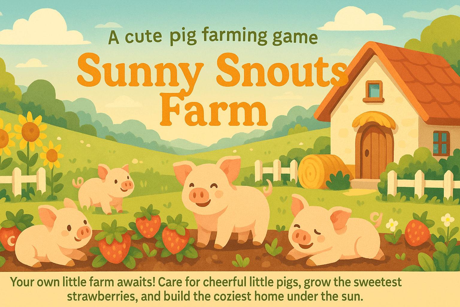 A cute pig farming game