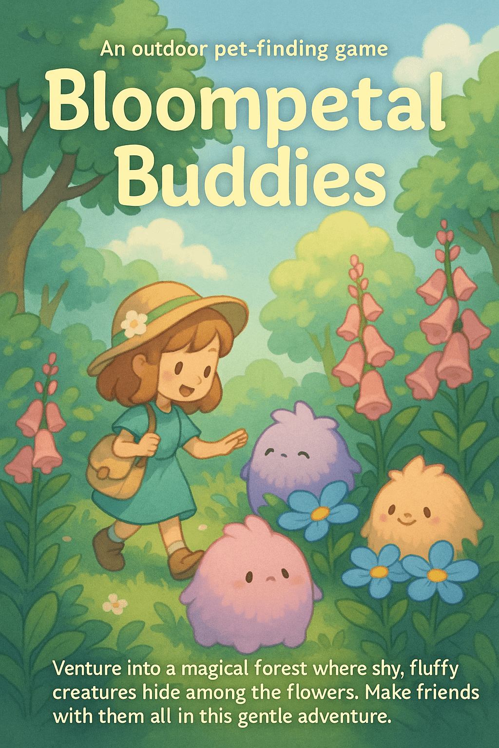 An outdoor pet-finding game